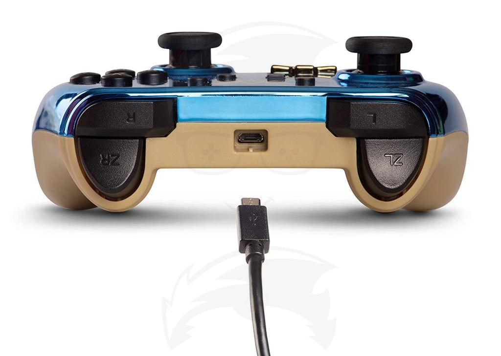 Wired Controller Chrome Zelda - Switch Wired Controller Chrome Zelda - Switch